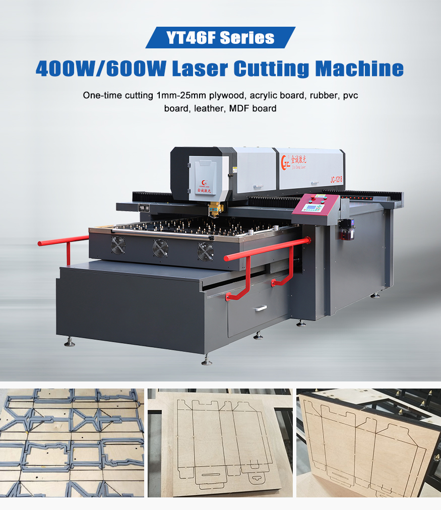 400W/600W Die Board Laser Cutting Machine