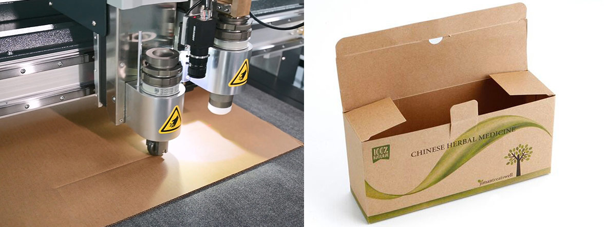 Corrugated Cardboard Board Box Knife Cutting Machine