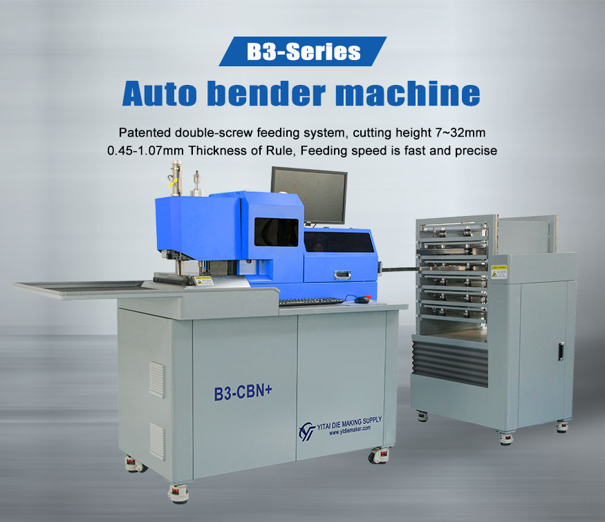 B3-CN Auto Bender Machine for Die Cutting with Nicking Straight cut