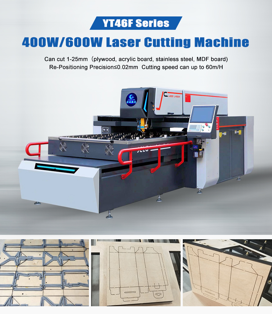YT46F-60 600Watt CO2 Laser Die Board Cutting Machine