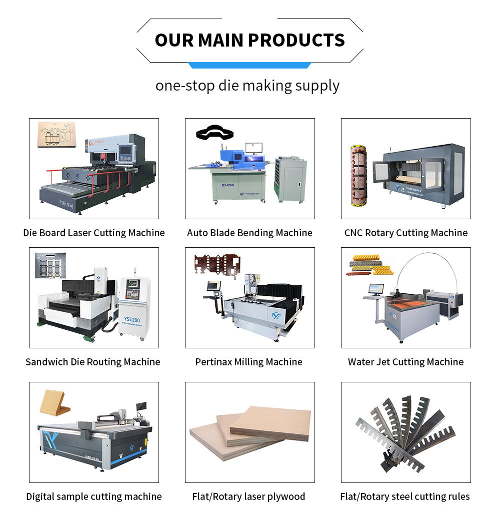 YTX Series-1500W Die Board Laser Cutting Machine