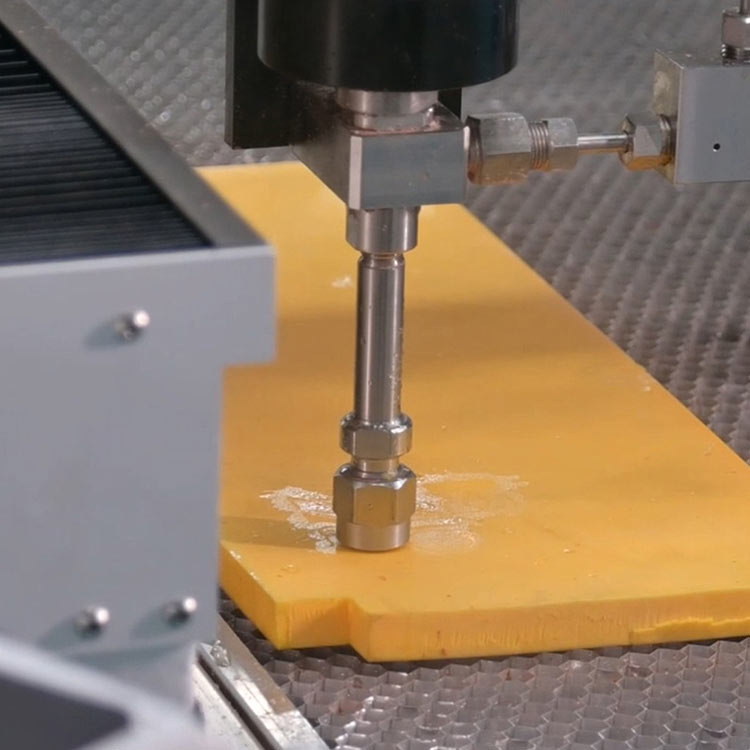W5010  high-precision sponge, rubber water jet cutting machine
