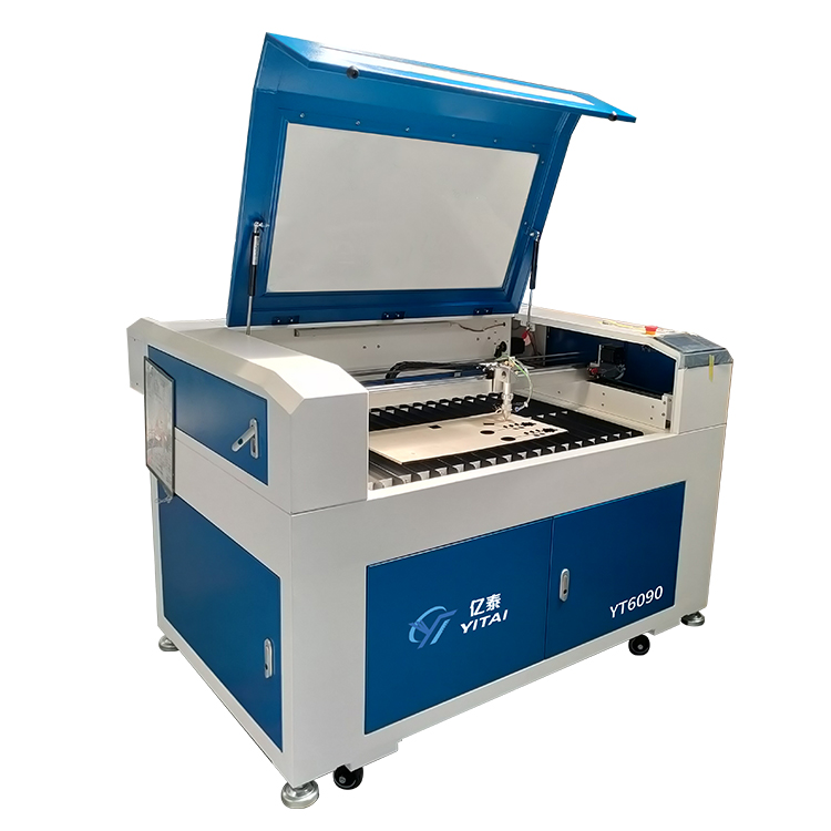 Yitai 50w 60w 80w 100w co2 laser engraving machine / wood laser engraving cutting machine paper/MDF/Acrylic